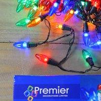 Samuel Alexander 12m 120 LED Premier Multi Function Large Bulb Outdoor Christmas Festoon Lights