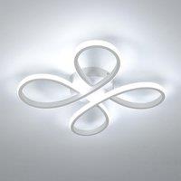 COMELY Modern LED Ceiling Light, 30W 3400LM Ceiling Lamp Fixture 6500K, White