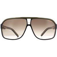Carrera Men's Aviator Black Brown Gradient Sunglasses