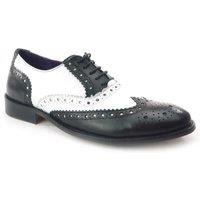 Frank James Men's Redford Brogue Leather Shoes in White | Size: 9