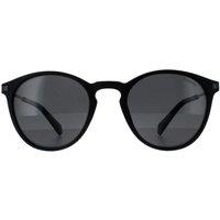 Polaroid Men's Round Matte Black Green Polarized PLD 2062/S