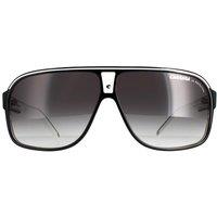 Carrera Men's Aviator Black Dark Grey Gradient Sunglasses