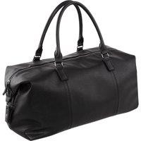 Quadra Men's Nuhide Weekender Holdall in Black