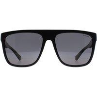 Polaroid Men's Square Matte Black Grey Polarized PLD 2162/S