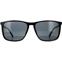 Hugo Boss Men's Square Black Gold Grey Sunglasses