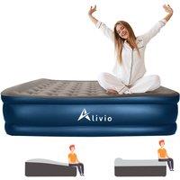Alivio Inflatable Airbed Mattress with Built-in Electric Pump - Single/Double in Grey | Size: Double