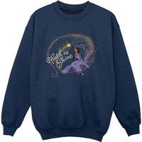 Wish Girl's Watch Us Shine Sweatshirt in Navy | Size: 9 Years