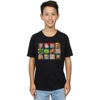 Disney Boy's Toy Story Character Squares T-Shirt in Black | Size: 3-4 Years
