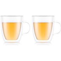 Bodum BISTRO 2 Pcs Jumbo Mug in Clear | Size: 450ml