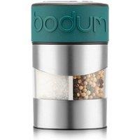 Bodum TWIN Salt & Pepper Grinder in Dark Green