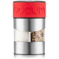 Bodum TWIN Salt & Pepper Grinder in Red