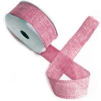 KDMD Natural Texture Ribbon 38mm x 20m - Baby Pink