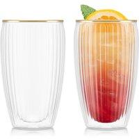 Bodum PAVINA 2 pcs Glass in Clear | Size: 450ml