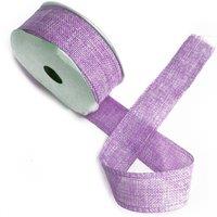 KDMD Natural Texture Ribbon 38mm x 20m - Lavender in Purple