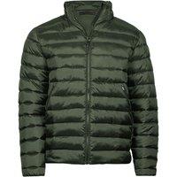 TEE JAYS Men's Lite Padded Jacket in Green | Size: 2XL