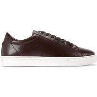 KG Kurt Geiger Men's 'Fire' Leather Trainers in Brown | Size: 8