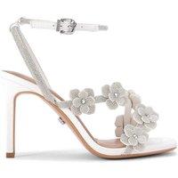 Carvela Women's 'Petalo Sandal' Heels in White | Size: 3