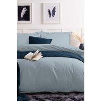 Belledorm Easy Care 200 Thread Count Cotton Polyester Percale Duvet Cover in Duck Egg Blue | Size: Double