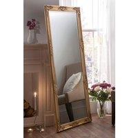Yearn Mirrors Decorative Gold full length Mirror 74x163cm in Metallic Gold | Size: 74x163 cm