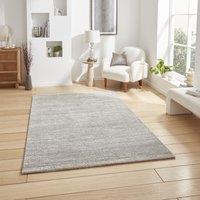 The Rug Shop UK Grey Modern Plain Easy to Clean Area Rug | Size: 200 cm x 290 cm