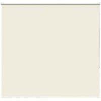 Berkfield Home Roller Blind Blackout Off-White 145x150 cm Fabric Width 141.6 cm Polyester in White