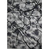 Rugstyle Balletto Heatset Strike Rug in Silver | Size: 160 cm x 230 cm