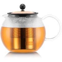 Bodum ASSAM Tea Press With Stainless Steel Filter in Light Brown | Size: 1000ml