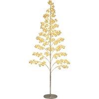 Pegdev Outdoor LED Christmas Tree 180cm 1000 Warm White Lights Gold Balls | Size: 6ft