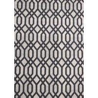 Rugstyle Balletto Heatset Geometric Rug in Silver | Size: 200 cm x 290 cm