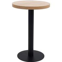 Berkfield Home Bistro Table Light Brown 50 cm MDF