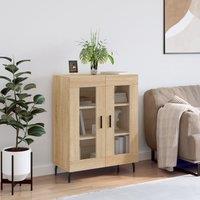 Berkfield Home Sideboard Sonoma Oak 69.5x34x90 cm Engineered Wood in Brown