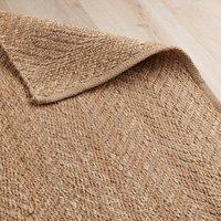 Industville Toft Hand Woven Jute Rug - Natural | Size: 120 cm x 180 cm