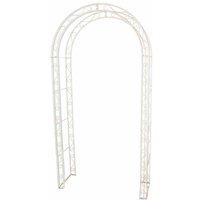Ascalon Design Ltd Rustic Arch - L140 x W38 x H221 cm - Cream