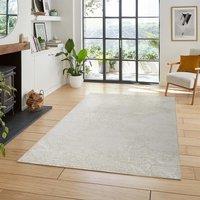 Desire Rugs Perla Modern Abstract Linear Living Room Area Rug Metallic-Beige Molten in Beige | Size: 160 cm x 230 cm