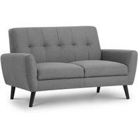 Ashfield Linen Fabric 2 Seater Sofa in Grey