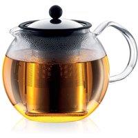 Bodum ASSAM Tea Press With Stainless Steel Filter in Metallic Silver | Size: 1000ml