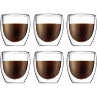 Bodum PAVINA 6 Pcs Glass in Clear | Size: 250ml