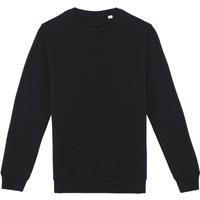 Native Spirit Men's Crew Neck Sweatshirt in Black | Size: 2XS