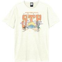 Amplified Men's Desert Highway Stone Temple Pilots T-Shirt in White | Size: XS