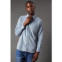 Maine Men's Corduroy Long Sleeve Shirt in Grey | Size: 2XL