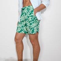 Lands' End Men's Reversible Quick Dry Swim Shorts in Jade | Size: XL