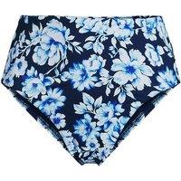 Lands' End Women's Plus Smoothing Bikini Bottoms in Dark Navy | Size: 22