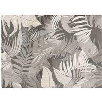 Warren Reed - Designer Grey Brown Tropical Leaves Glass Chopping Board