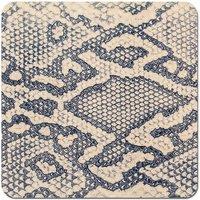 Warren Reed - Designer Snake Skin Coasters - Set of 4 in Grey