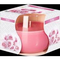 KDMD Scented Glass Jar Candle - Rose in Pink