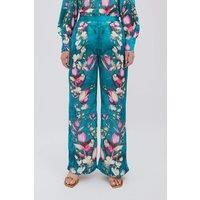 Raishma Studio Women's Lauren Blue Trousers | Size: 18