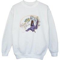 Wish Girl's Watch Us Shine Sweatshirt in White | Size: 3-4 Years