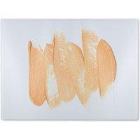 Benjamin Tate Design Foundation cream Designer Glass Chopping Board in Natural