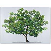 Benjamin Tate Design Tree Designer Glass Chopping Board in Natural