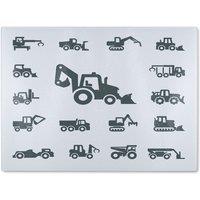 Benjamin Tate Design Construction equipment Designer Glass Chopping Board in Natural